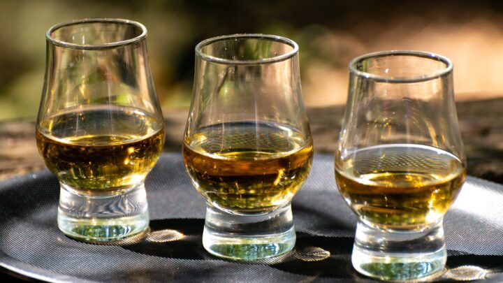 Whisky marketers are hoping for renewed interested in Scottish whisky (flight above) after the World Cup ignited excitement for the country’s heritage. 
