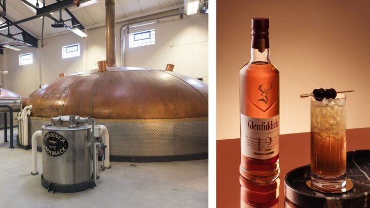 Executives at Glenfiddich (stills above left; Glenfiddich 12 bottle and cocktail right), the No. 3 single malt brand in the U.S., say recent category struggles have allowed consumers the chance to try heavily allocated Scotches that they previously may not have had access to.