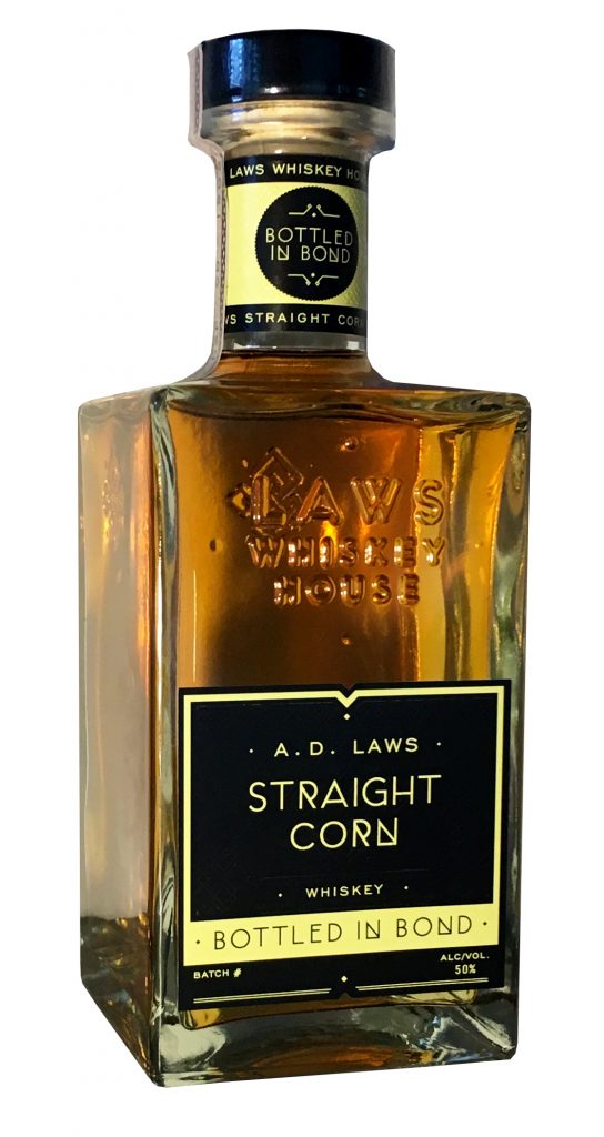 A.D. Laws Bottled in Bond Straight Corn Whiskey