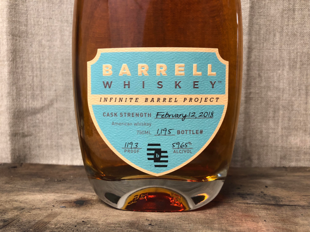 Barrell Infinite Barrel Project (February 12, 2018 bottling)