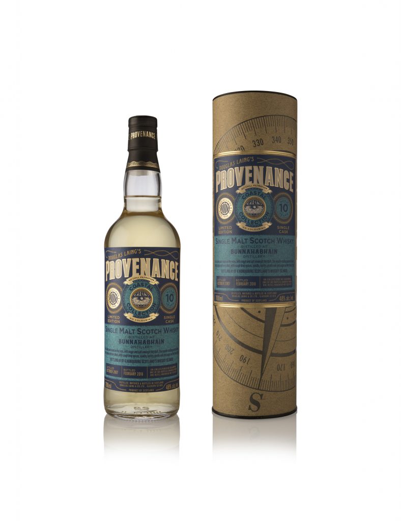 Douglas Laing Provenance Coastal Collection Bunnahabhain 10 Year Old