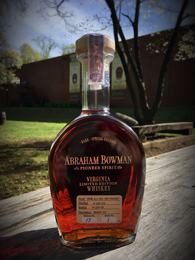 Abraham Bowman Sweet XVI Bourbon