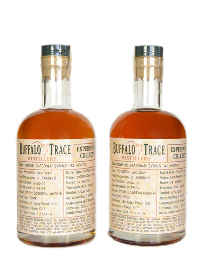 Buffalo Trace Seasoned Stave Bourbons