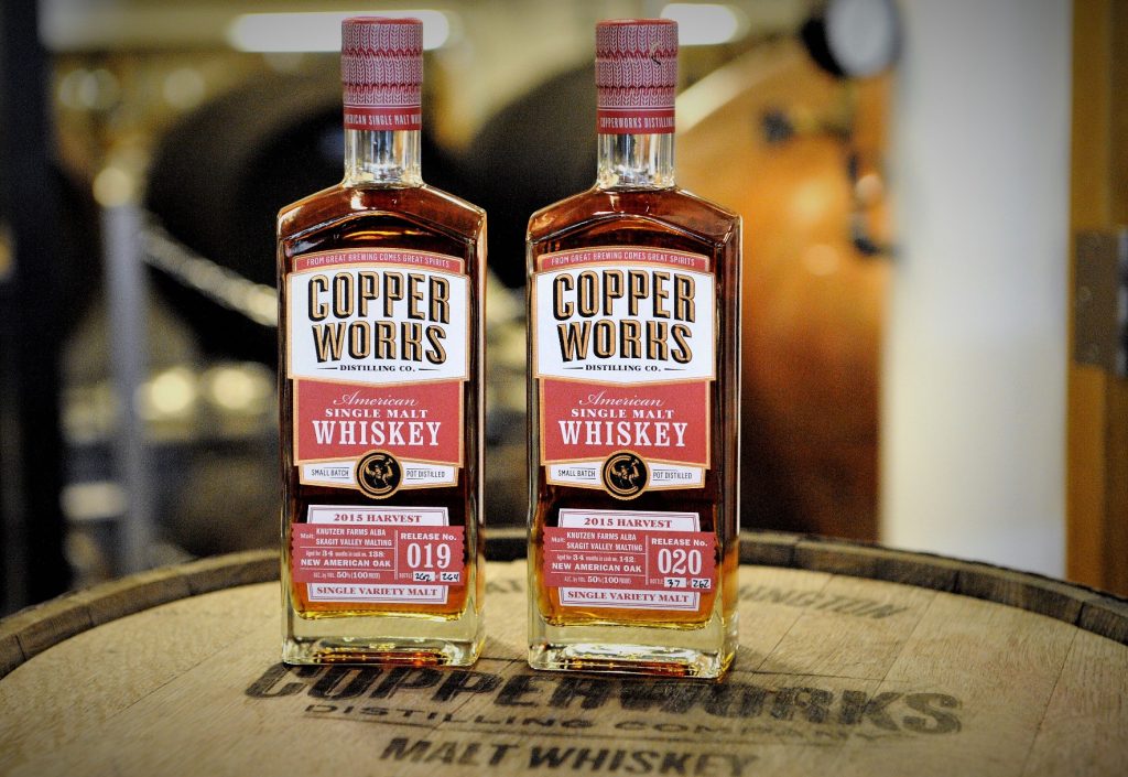 Copperworks Single Variety Malt Whiskey (Releases 019 and 020)