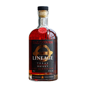 Balcones Lineage Texas (Batch SML 20-2) bottle.