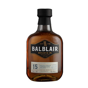 Balblair 15 year old bottle.