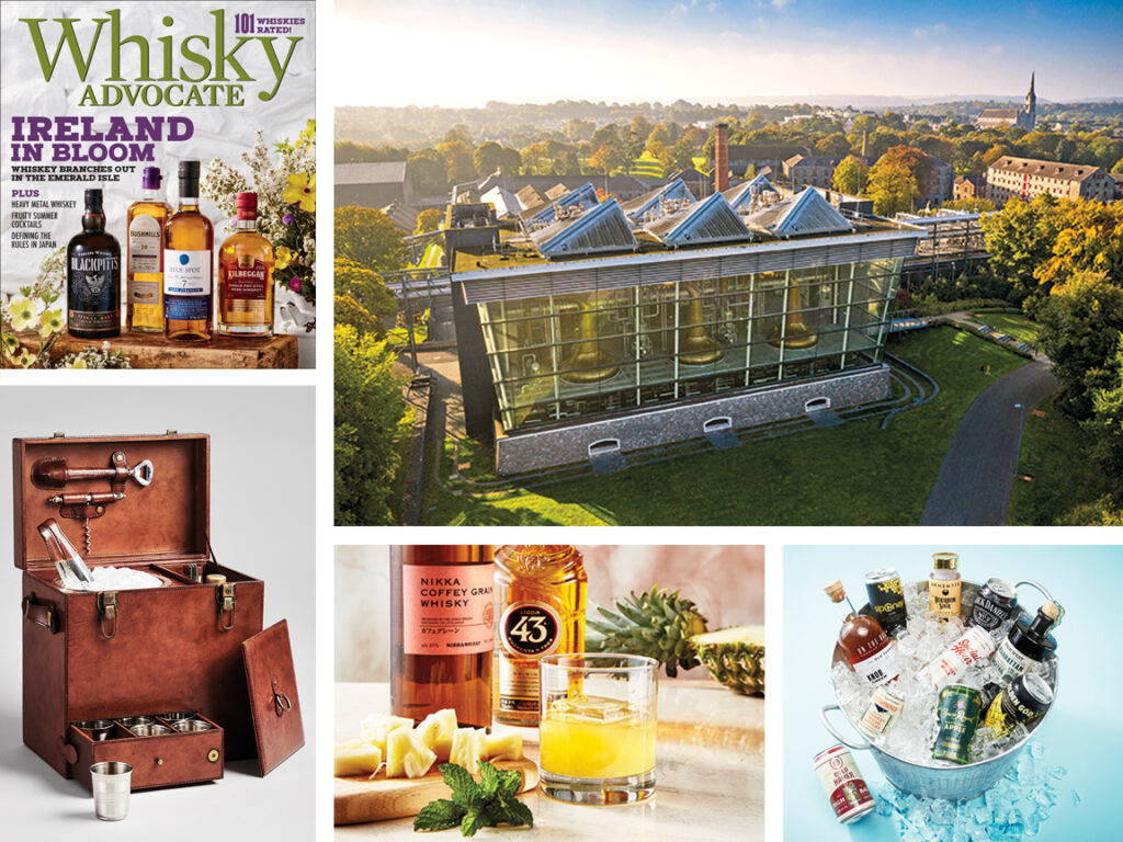 collage of images from the Summer 2021 issue of Whisky Advocate